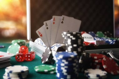 Live-dealer blackjack table with English-speaking dealer